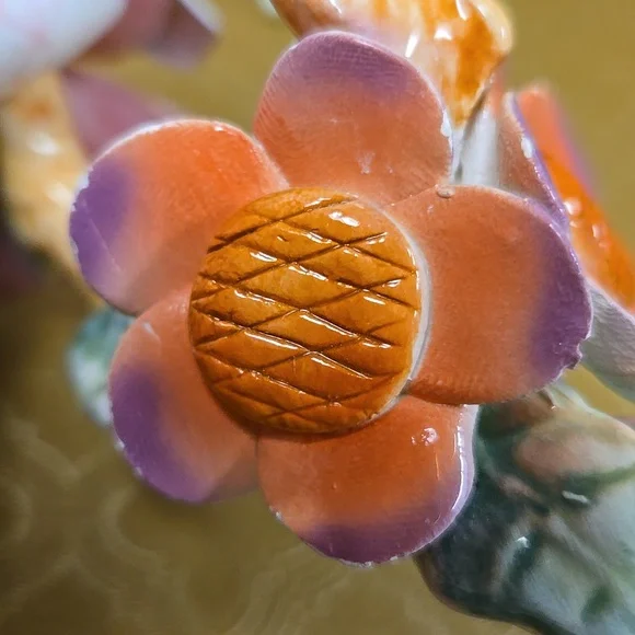 Colorful Ceramic Napkin Rings Set - Picture 9 of 11